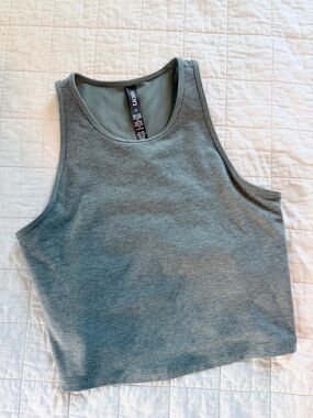 Vuori Elevation Plyo Tank Top Stormy Heather Medium Green